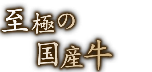 国産牛の盛り合わせ